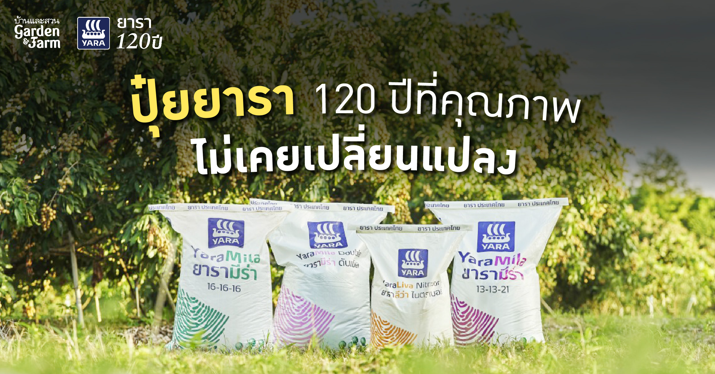 120 years Yara